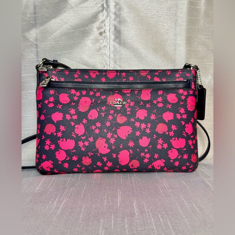 Coach Black and Pink Crossbody Bag